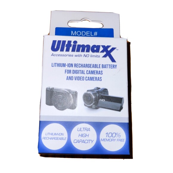 Ultimaxx Other - Rechargeable Battery for GoPro HERO 5 6 7 8 HERO8 HERO7 HERO6 HERO5 Black